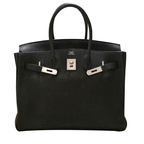 hermes birkin 35 black bag calf leather|hermes birkin bag outlet.